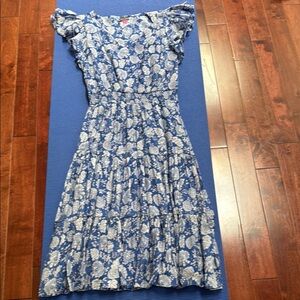 Vince Camuto Blue Floral Maxi Dress